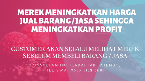 pendaftaran merek dagang Patendo